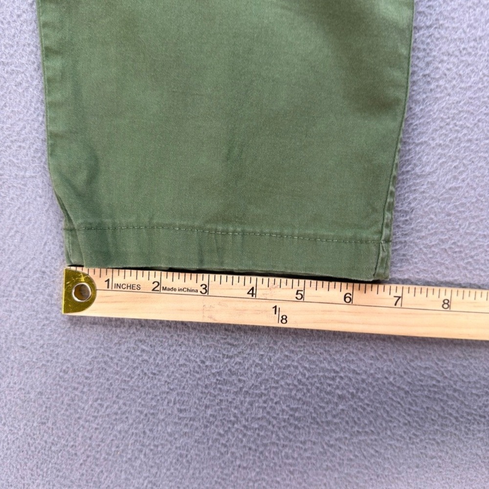 Vineyard Vines Chino Pants Straight Leg 14 Green Cotton Stretch Casual Preppy - Picture 9 of 13